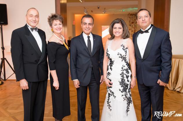Architect Thomas Kr&auml;henb&uuml;hl, Phillips Collection Director Dorothy Kosinski, Qatari Ambassador Mohammed Jaham Al-Kuwari, and gala co-hosts Kay and Sunny Kapoor.
